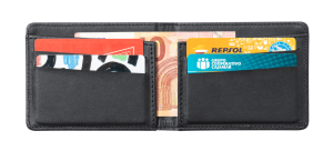 RPET peňaženka Kenxo, čierna (5)