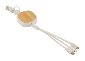 USB nabíjací kábel Rabsle, Biela
