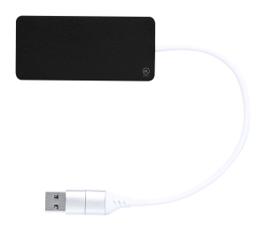 USB hub Kalat, čierna