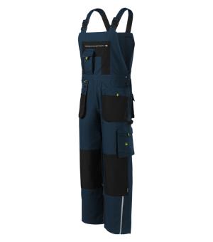 Pánske pracovné nohavice s trakmi Ranger W04, 02 Tmavomodrá