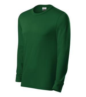 Unisex tričko pracovné s dlhým rukávom Resist LS R05, 06 Fľaškovozelená