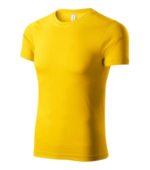 Tričko unisex Paint P73, 04 Žltá