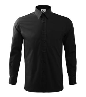 Pánska košeľa Style LS 209, 01 Čierna (2)