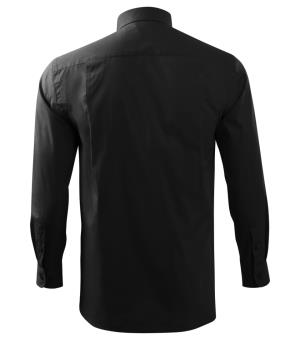 Pánska košeľa Style LS 209, 01 Čierna (4)
