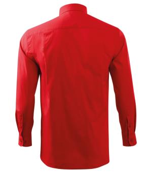 Pánska košeľa Style LS 209, 07 Červená (3)