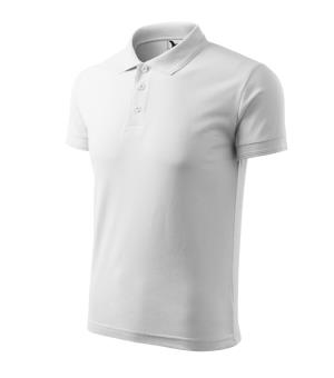 Pánska polokošeľa Pique Polo 203, Biela (00)