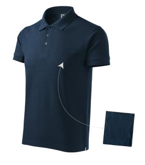 Pánska polokošeľa Cotton 212, 02 Tmavomodrá