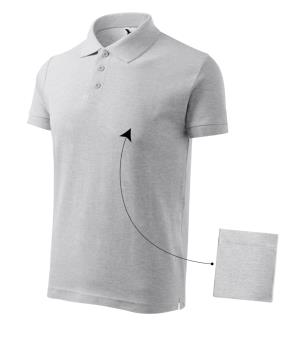 Pánska polokošeľa Cotton 212, 03 Svetlosivý Melír