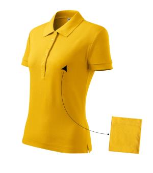 Dámska polokošeľa Cotton 213, 04 Žltá