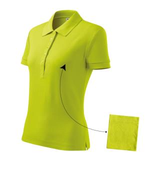Dámska polokošeľa Cotton 213, 62 Limetková