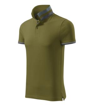 Pánska polokošeľa Collar Up 256, A3 Avokádová Zelená