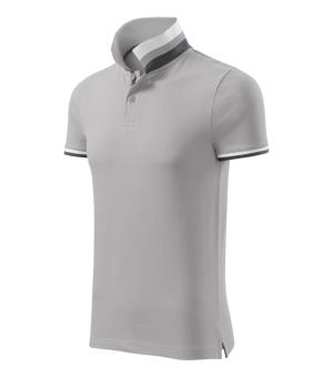 Pánska polokošeľa Collar Up 256, A4 Strieborno Sivá