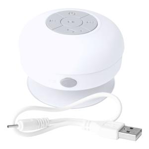 Vodotesný bluetooth reproduktor Abyss, Biela