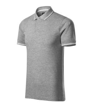 Pánska polokošeľa Perfection Plain 251, 12 Tmavosivý Melír