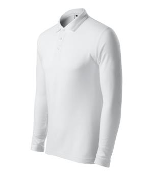 Pánska polokošeľa Pique Polo LS 221, Biela (00)
