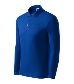 Pánska polokošeľa Pique Polo LS 221, 05 Kráľovská Modrá