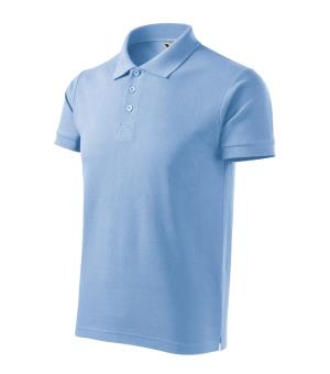 Pánska polokošeľa Cotton Heavy 215, 15 Nebeská Modrá