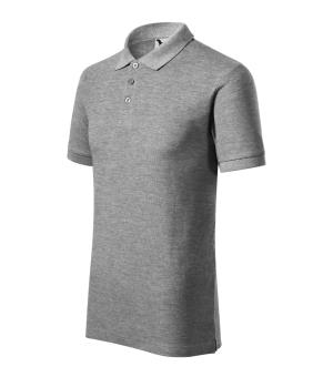 Pánska polokošeľa Cotton Heavy 215, 12 Tmavosivý Melír