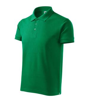 Pánska polokošeľa Cotton Heavy 215, 16 Trávová Zelená