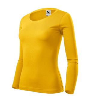 Dámske tričko dlhý rukáv Fit-T LS 169, 04 Žltá