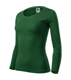 Dámske tričko dlhý rukáv Fit-T LS 169, 06 Fľaškovozelená