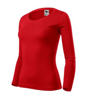 Dámske tričko dlhý rukáv Fit-T LS 169, 07 Červená