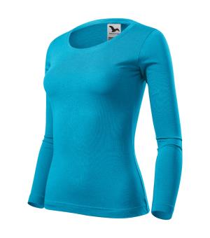 Dámske tričko dlhý rukáv Fit-T LS 169, 44 Tyrkysová