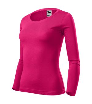Dámske tričko dlhý rukáv Fit-T LS 169, 63 Malinová