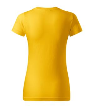 Dámske tričko krátky rukáv Basic 134, 04 Žltá (3)
