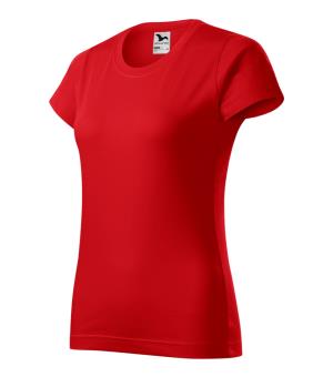 Dámske tričko krátky rukáv Basic 134, 07 Červená