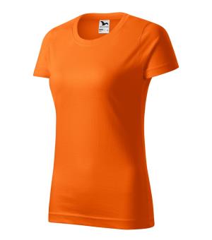 Dámske tričko krátky rukáv Basic 134, 11 Oranžová