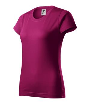 Dámske tričko krátky rukáv Basic 134, 49 Fuchsia Red