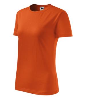 Dámske bavlnené tričko Classic New 133, 11 Oranžová