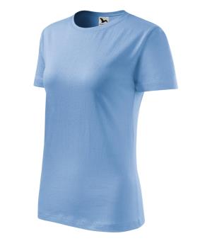 Dámske bavlnené tričko Classic New 133, 15 Nebeská Modrá