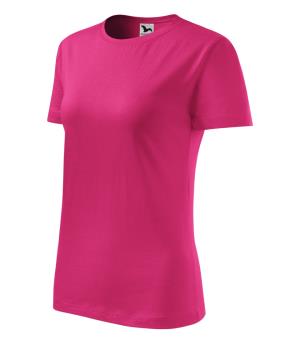 Dámske bavlnené tričko Classic New 133, 40 Purpurová
