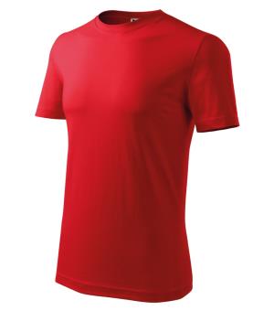 Pánske bavlnené tričko Classic New 132, 07 Červená