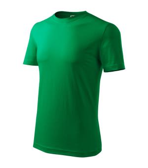 Pánske bavlnené tričko Classic New 132, 16 Trávová Zelená