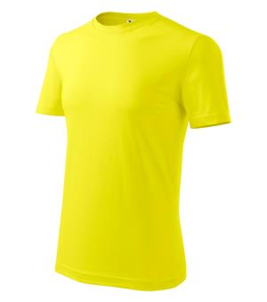 Pánske bavlnené tričko Classic New 132, 96 Citrónová