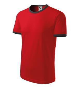 Pánske dvojfarebné tričko Infinity 131, 07 Červená