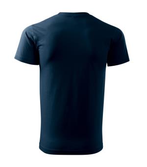Pánske tričko Basic 129, 02 Tmavomodrá (5)