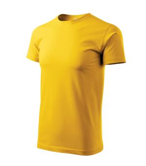 Pánske tričko Basic 129, 04 Žltá