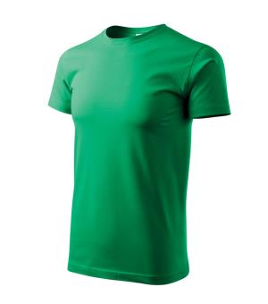 Pánske tričko Basic 129, 16 Trávová Zelená