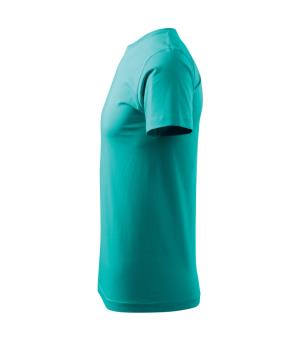 Pánske tričko Basic 129, 19 Smaragdovozelená (5)