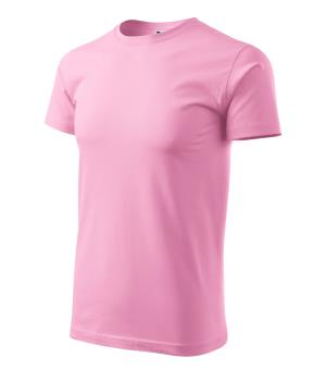 Pánske tričko Basic 129, 30 Ružová