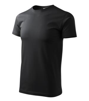 Pánske bavlnené tričko Basic 129, 94 Ebony Grey