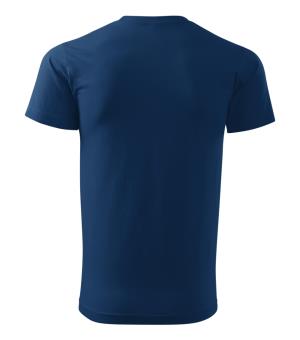 Pánske tričko Basic 129, 87 Polnočná Modrá (3)