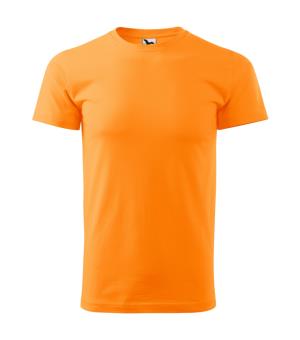 Pánske tričko Basic 129, A2 Mandarínková Oranžová (2)
