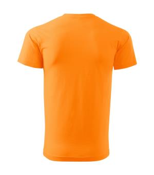 Pánske tričko Basic 129, A2 Mandarínková Oranžová (3)