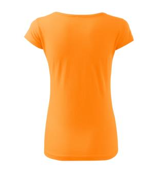 Dámske tričko Pure 122, A2 Mandarínková Oranžová (3)