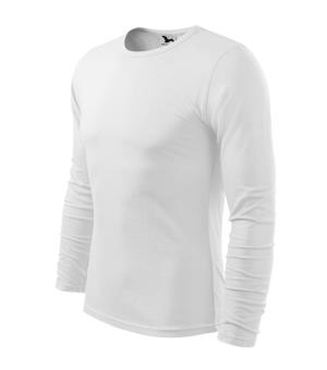 Pánske tričko s dlhým rukávom Fit-T LS 119, Biela (00)
